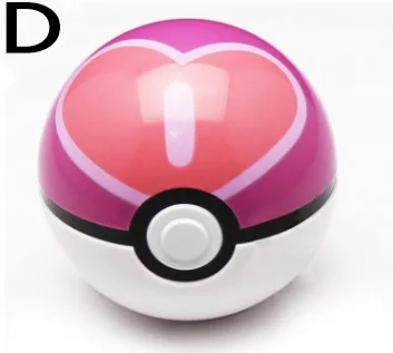 D 1 шт. Pokeball+ 1 шт. случайный рисунок внутри фигурки игрушки для детей крутая коллекция игрушек для детей подарок на день рождения - Цвет: D