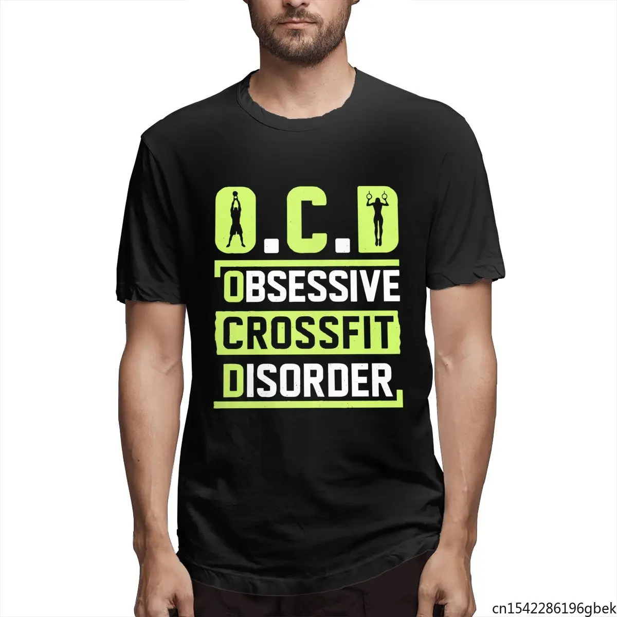 

OCD Obsessive Crossfit Disorder Funny Men's T-Shirt