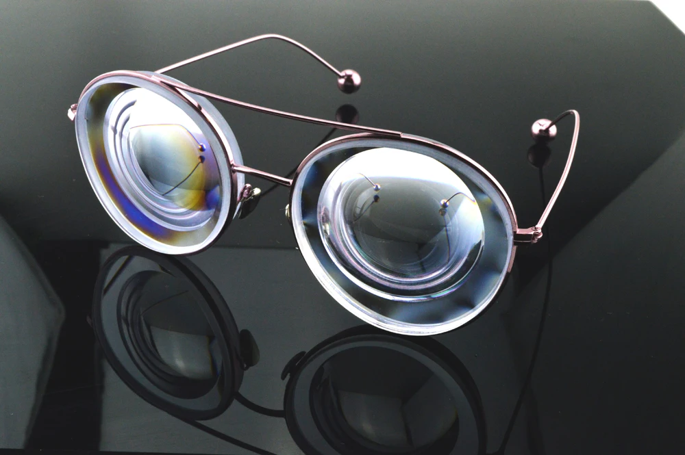 Женские круглые розовые очки для близорукости девушек и женщин 17D|Женские кадры| |