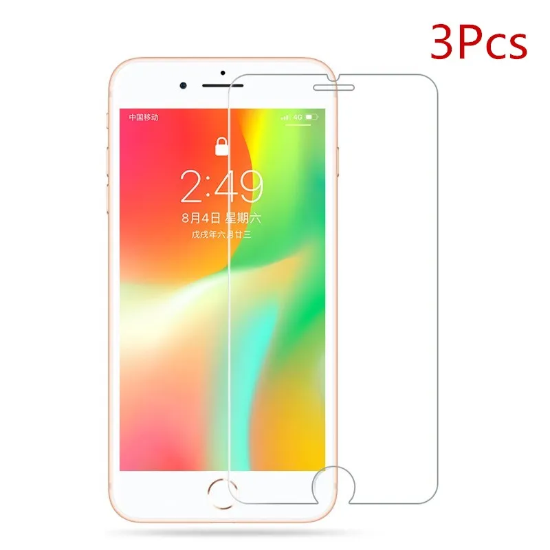 Защитное стекло для iPhone закаленное защитное 11 Pro X XR XS Max 7 8 6 6s Plus PRO 3 шт.|Защитные