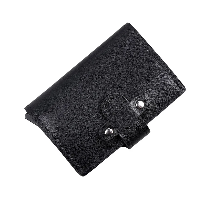 

PRAETOR Top Quality Rfid Wallet Money Bag Mini Purse Male Women Business Card Holder Aluminum Metal Credit Business Mini Card