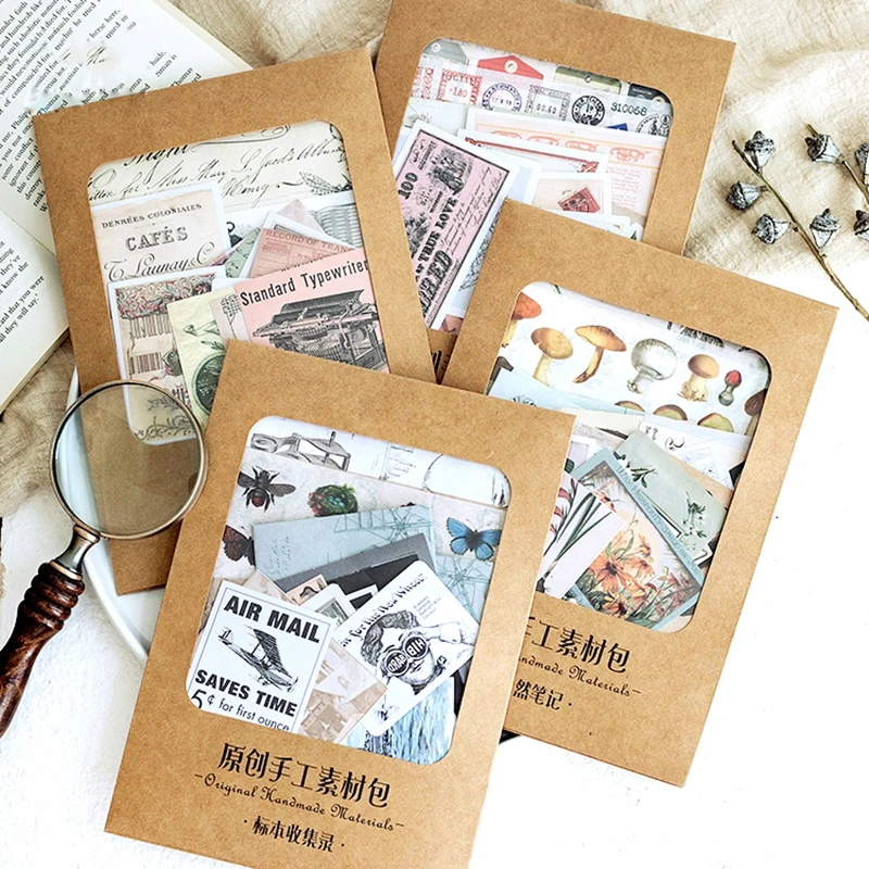 

36 искусственных растений, иллюстрированная книга, бумажная наклейка, старые новости, Бумажная книга, страница, ретро, сделай сам, справочный...