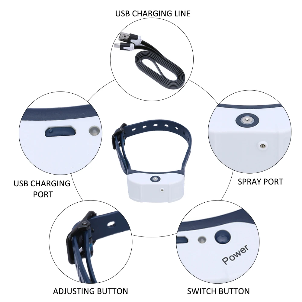Перезаряжаемый пульверизатор для собак ошейник обучения домашних животных