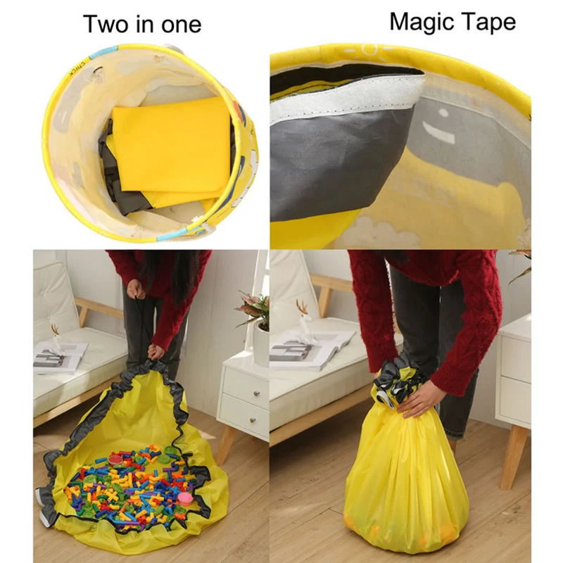 Практичный игровой коврик для хранения игрушек портативная Детская сумка
