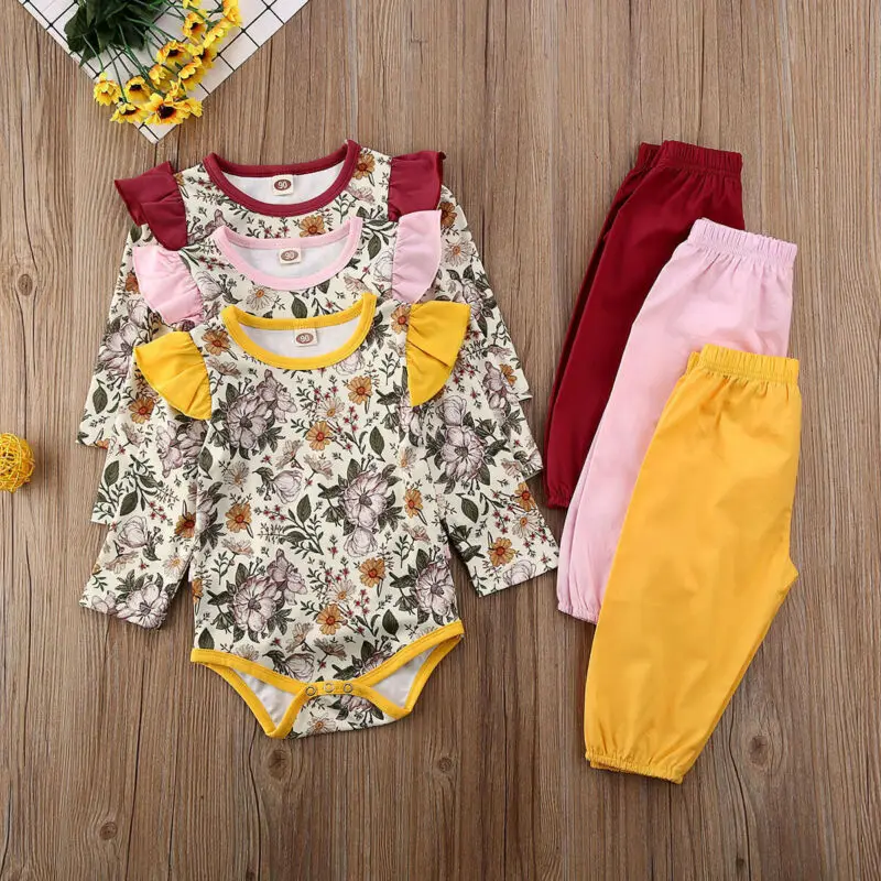 Коллекция 2019 года брендовая одежда для новорожденных девочек возрастом от 0 до 24