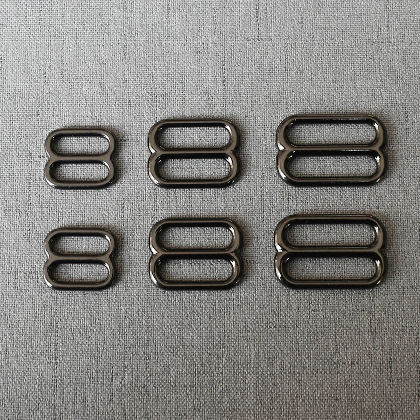 

20 Pcs/Lot 15mm 20mm 25mm Metal Adjuster Slider Clasp Bag Handbag Cat Dog Collar Sewing Accessories Purse Straps Belt Buckle