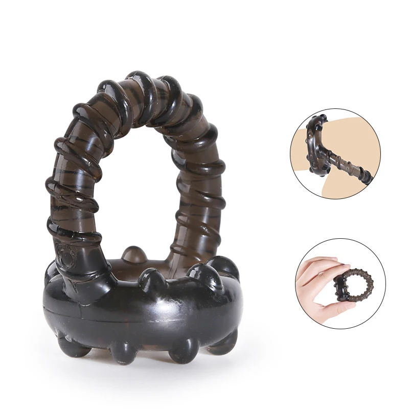 Мужское кольцо рукав для пениса ReusableCock Удлинитель с презервативом Задержка