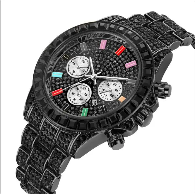 Уникальные часы для мужчин роскошные брендовые трендовые мужские с календарем