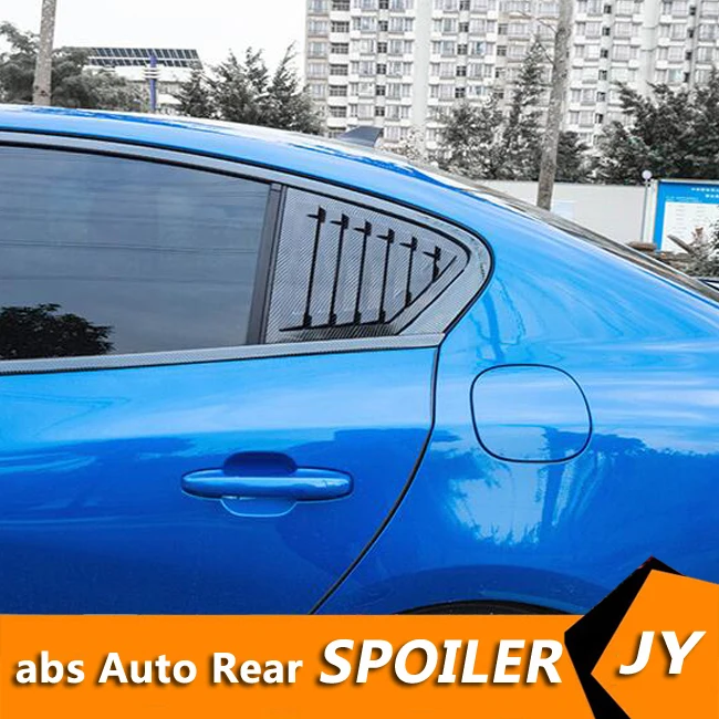 Для FORD Focus 2018-2019 Sedan ABS Затемненные жалюзи на заднюю дверь рамка подоконник