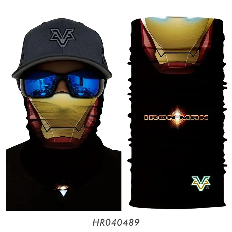 Мотоциклетная маска для лица 3D бесшовная бандана Marvel DC горлышки на открытом воздухе велосипедная повязка на голову велосипедные рыболовные походные шарфы Балаклава
