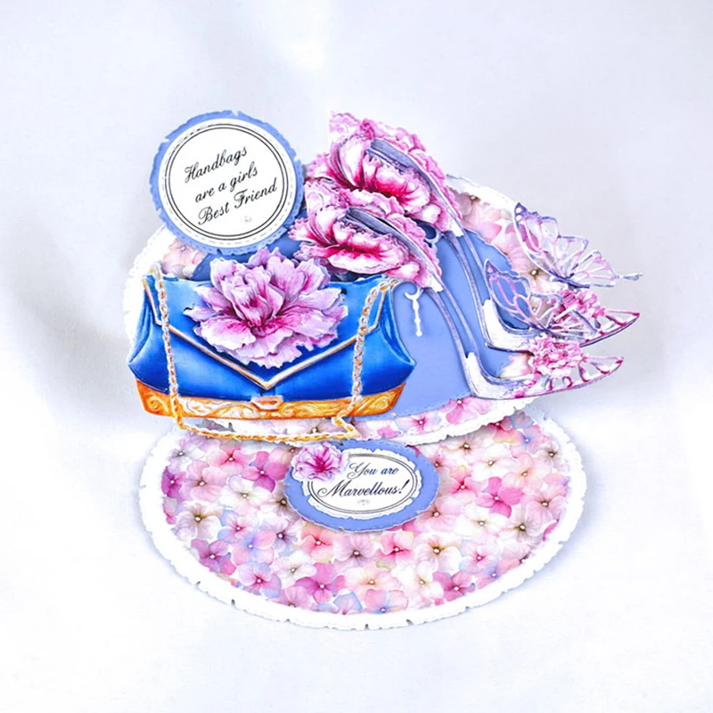 Panalisacraft кошелек для резки металла штампы ремесло скрапбукинга альбом тиснение