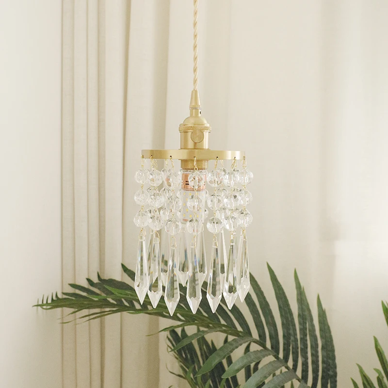 Полностью медная односторонняя люстра французская Роскошная современная