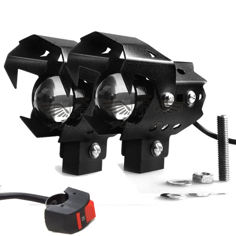Супер яркий U5 светодиодный Универсальный светильник для мотоцикла рабочий