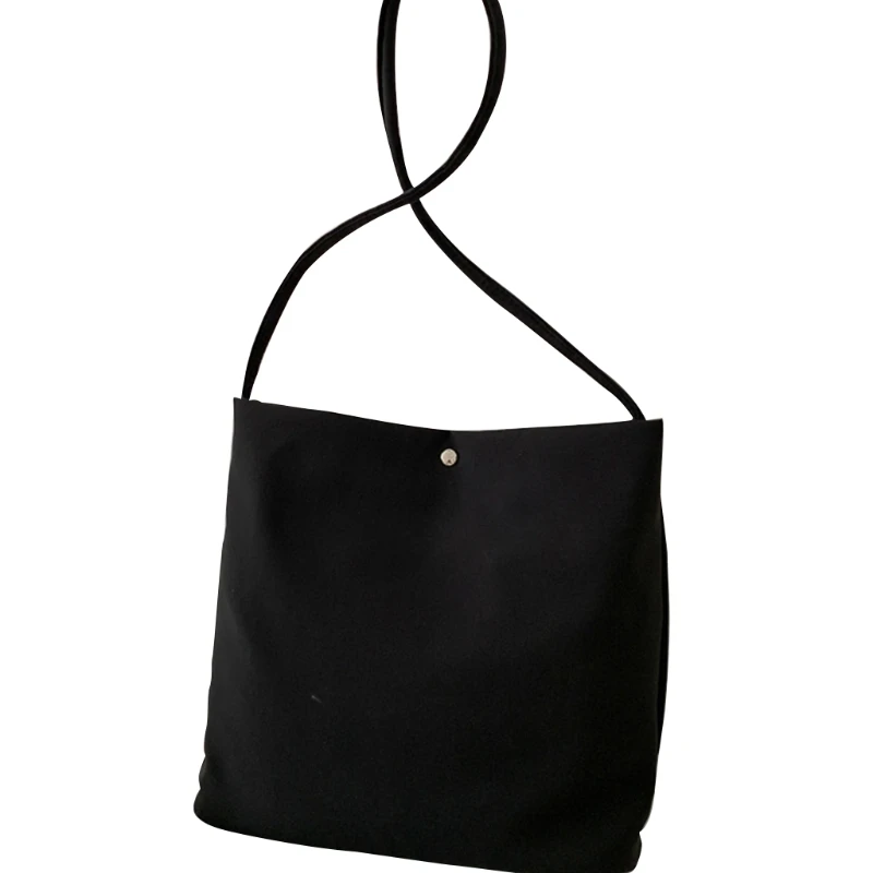 

Soft Crossbody Shoulder Bags Casual Portable Large Capacity Shopping Canvas Bag Pouch for Girls Simple style