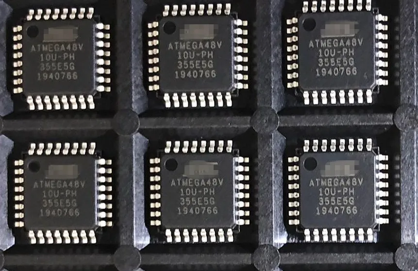 Pengiriman gratis 5 шт./лот ATMEGA48V-10AU ATMEGA48V ATMEGA48 Atmel QFP32 ic интегральная схема C1... | Электронные