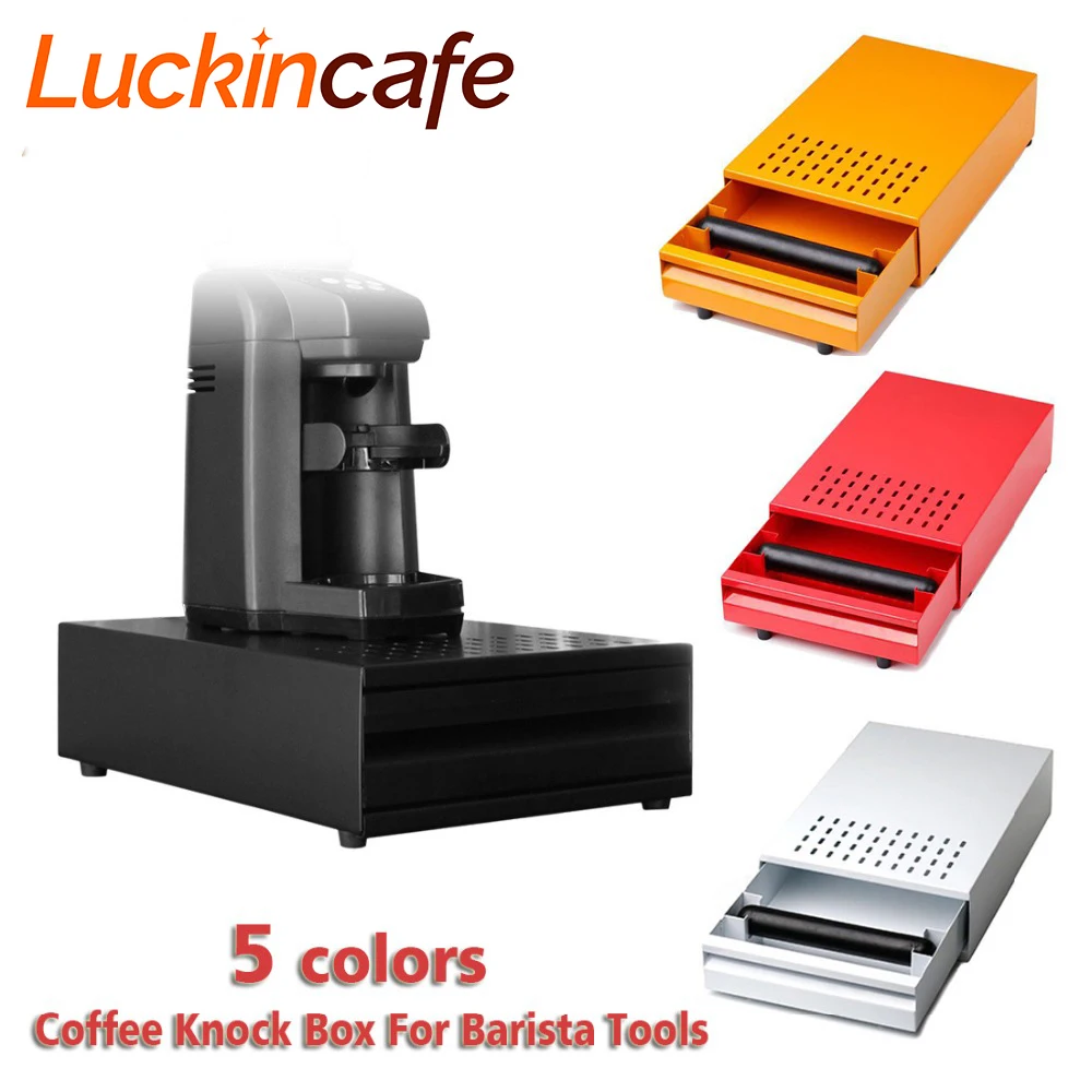 Новинка кофейник эспрессо из нержавеющей стали с выдвижным ящиком шлак для кофе