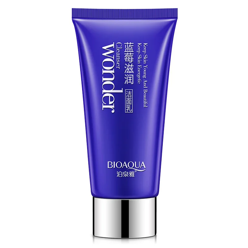 

Bioaqua Wonder Blueberry Foam Wash Facial Cleanser Face Washing Moisturizing Oil Control Anti Dirt Deep Clean Bubble Skin Care