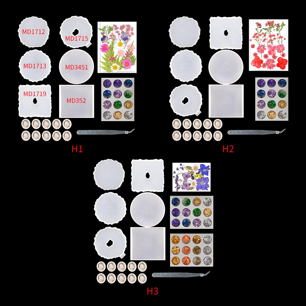 Irregular Coaster Silicone Mold Disc Tea Tray Moldes Resina Epoxi Cake Fruit Holder Resine Moule Epoxy Accessories Craft Kit