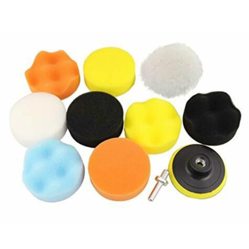 22 шт. 3 дюймовая губка для полировки шерсти набор автомобиля аксессуары