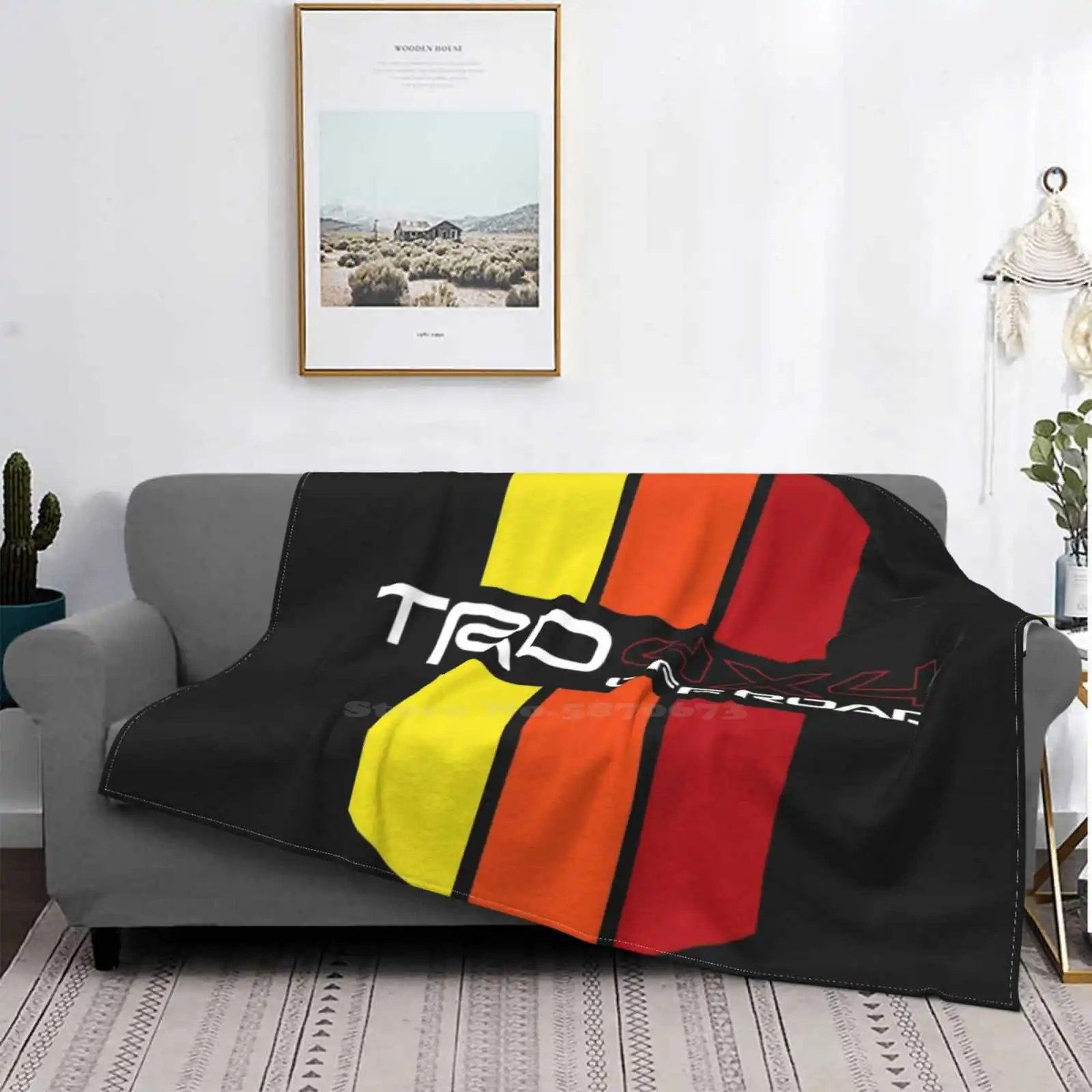 

Trd Pro 4 бегунок Ретро полосы значок Винтаж Sr5 Pro 5-го поколения супер теплые мягкие одеяла диванные на диван/кровать/Путешествие 4runner