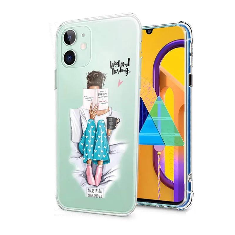 Модный дизайнерский мягкий чехол для телефона из ТПУ девушек Iphone X XS XR Max 11 Pro Meizu M3S