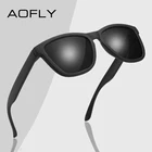 Солнцезащитные очки AOFLY поляризационные UV400 для мужчин и женщин, модные квадратные дизайнерские очки для рыбалки