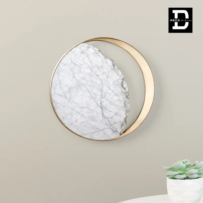Креативный дизайн роскошный мраморный светодиодный настенный светильник для