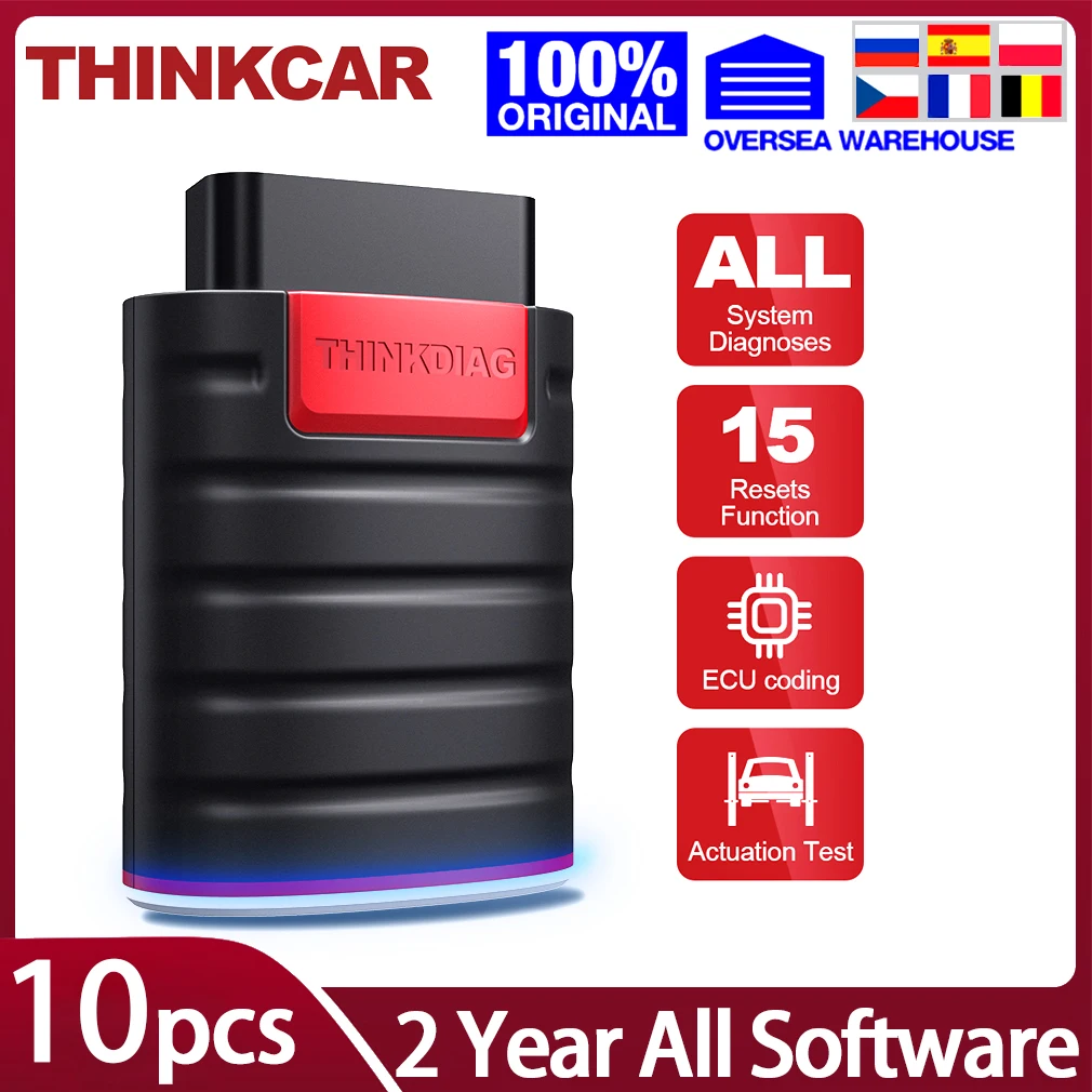 Диагностический сканер THINKCAR Thinkdiag obd2 диагностический с полным программным