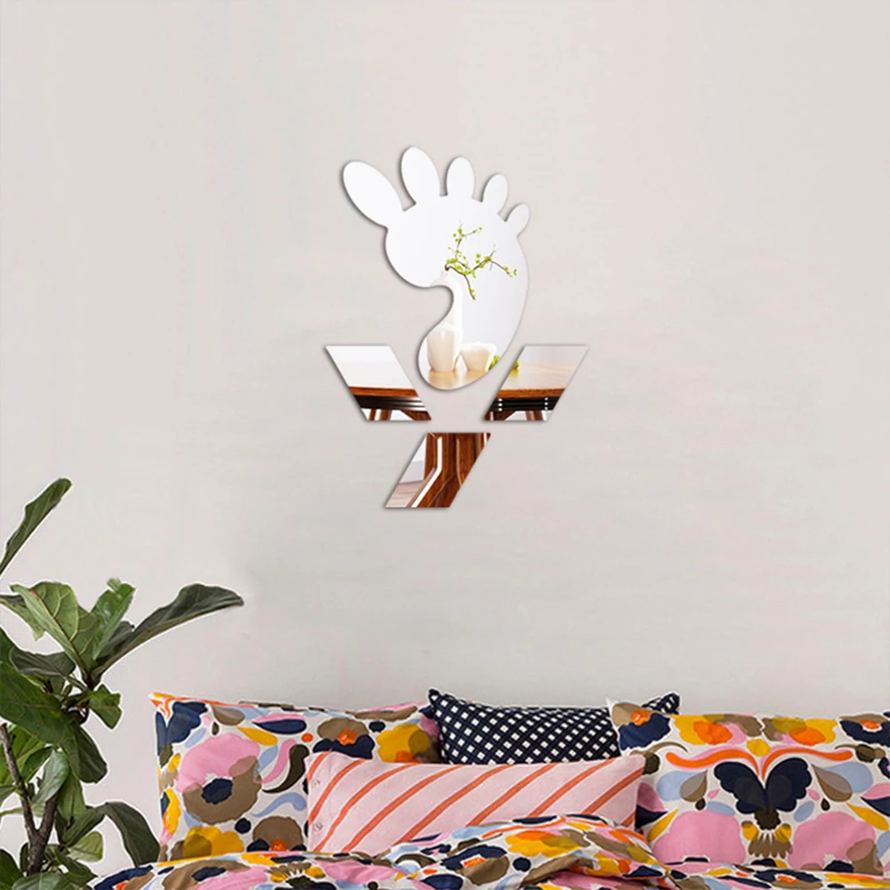 1 шт. Настенный декор самоклеющийся 3D Звезды Луна облако перо Настенная Наклейка