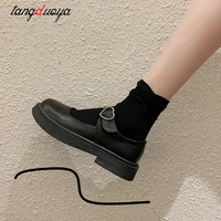 student shoes college girl lolita mary jane shoes women creepers cosplay jk heart shaped japanese school girl loafers vintage
