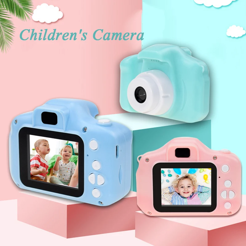 

Children's Camera Waterproof 1080P HD Screen Camera Video 8 Million Pixel Kids Cute Cartoon Camera Outdoor Photography Kids Toy