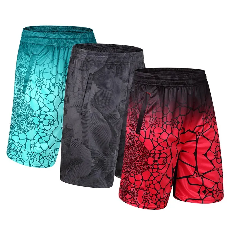 Мужские спортивные шорты для занятия баскетболом дышащие бега с карманом летние