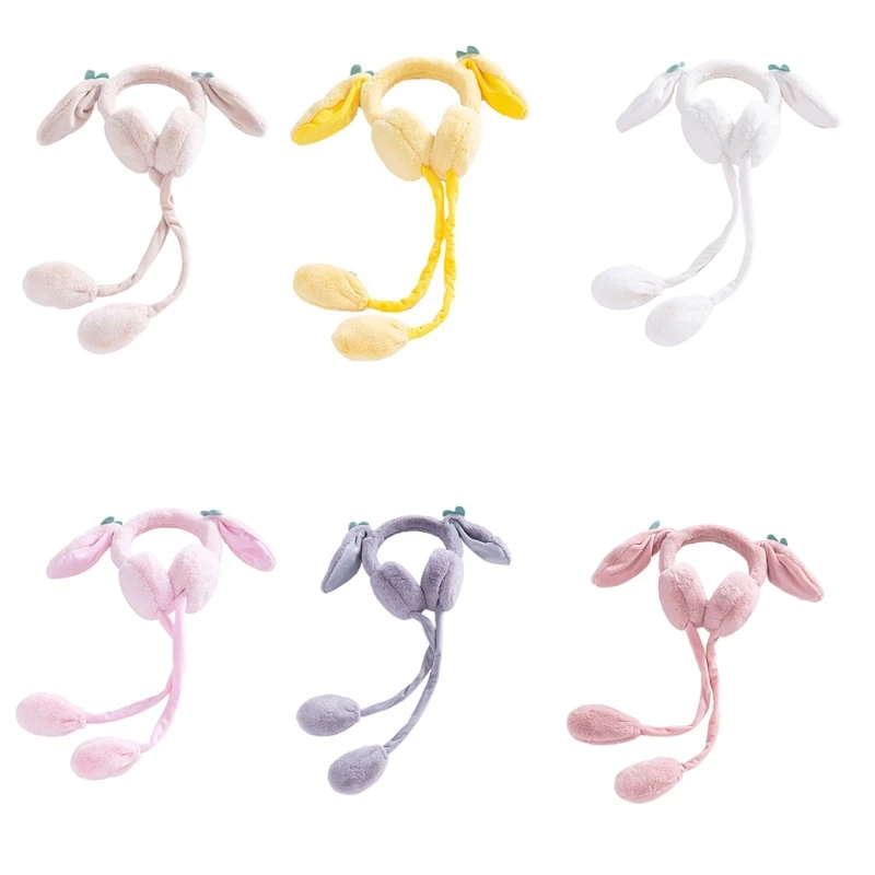 

Подвижные плюшевые наушники BunnyEarmuff с кроличьими ушами