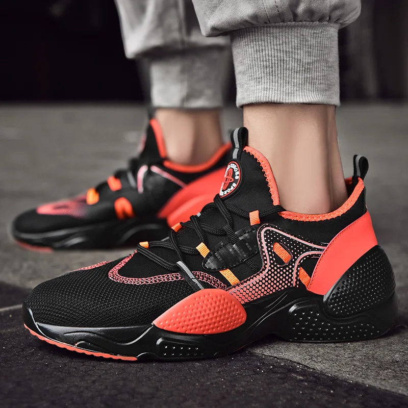Модная дизайнерская обувь для бега мужские спортивные кроссовки дышащая уличная
