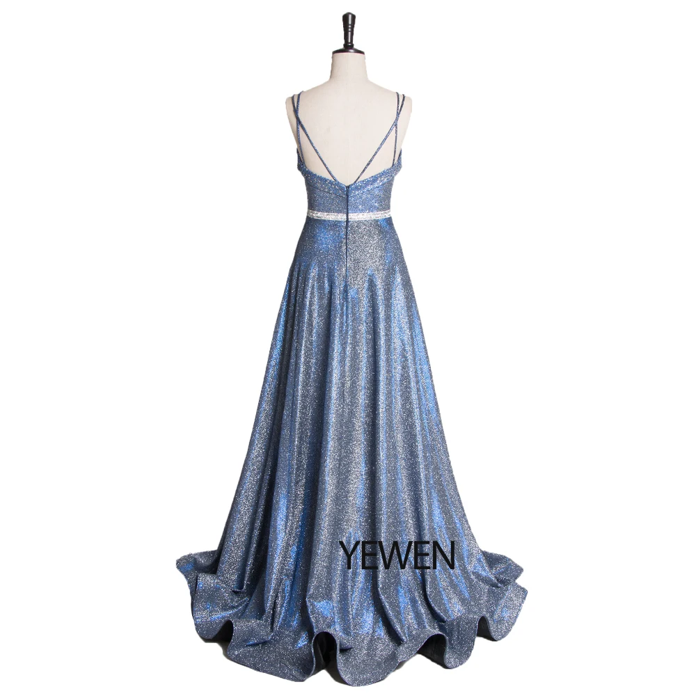 Новинка 2019 вечерние платья с двойными бретельками длинное вечернее платье