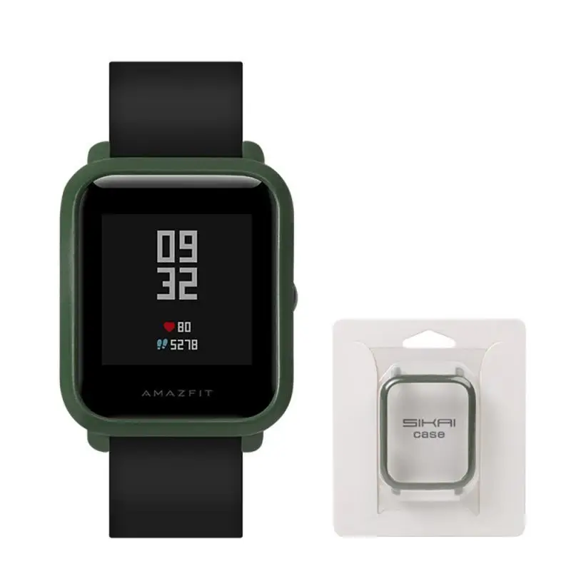 Чехол для ПК с защитной рамкой, жесткая оболочка для Huami Amazfit Bip, Молодежные часы, быстрая Простая установка, защита от царапин, чехол для часов, аксессуары