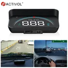 Автомобильный проекционный дисплей HUD OBD2 II EUOBD Предупреждение о превышении скорости, проектор на лобовое стекло, автомобильная электронная сигнализация, проекционный дисплей HUD