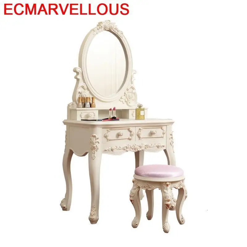 El Dormitorio Coiffeuse Avec Miroir туалетный столик с выдвижным ящиком Aparador мебель для спальни