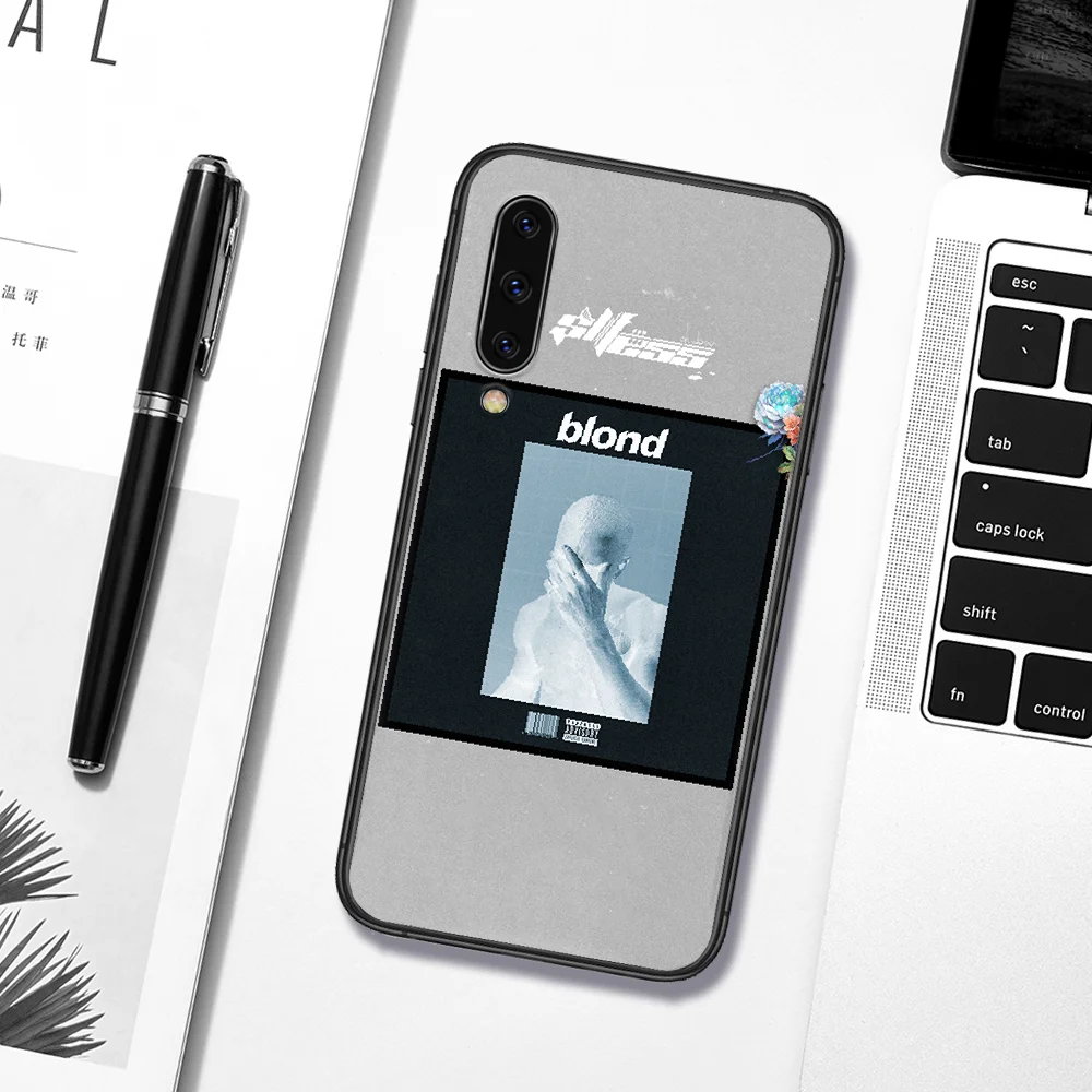 

Frank Blond Ocean Phone Case Cover For Samsung Galaxy A7 9 8 10 20 20e 21 S 30 30S 31 41 50 50S 51 70 71 91 black Bumper Luxury