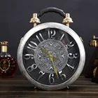 28x28 см новый стиль Персонализированная упаковка для сумок трапеция может ходить Ретро часы форма сумочки сумки-мессенджеры a6937