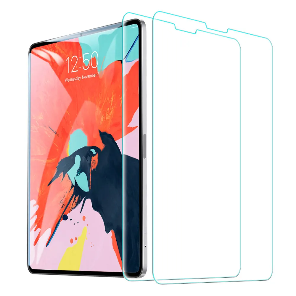 ESR Защита экрана для iPad Pro 12,9 Бесплатный аппликатор Закаленное стекло пленка для iPad выпуск/для iPad Pro 12,9 - Цвет: 2PCS