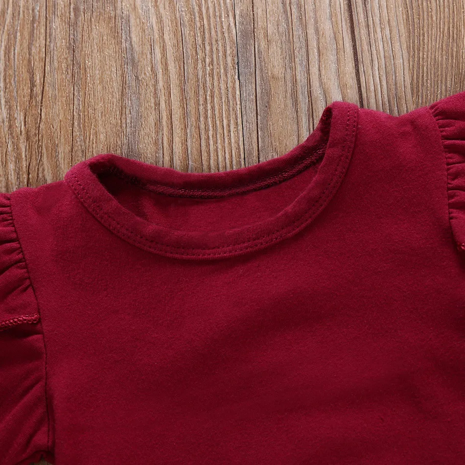 Humor Bear/летние комплекты одежды для маленьких девочек хлопковая футболка с