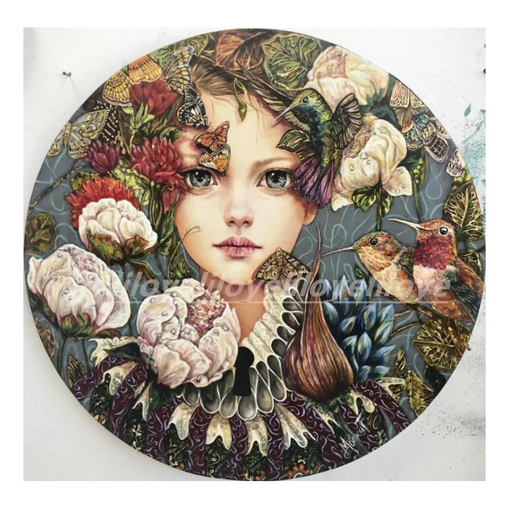 Полная ручная вышивка картина Стразы Вышивка крестиком Diy 5d-diamond-живопись Buttfly