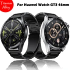 Ремешок из титанового сплава для Huawei Watch 3 3Pro Band GT 2 Pro GT2 GT3 46 мм, браслет для часов Honor Magic Watch 2 46 мм