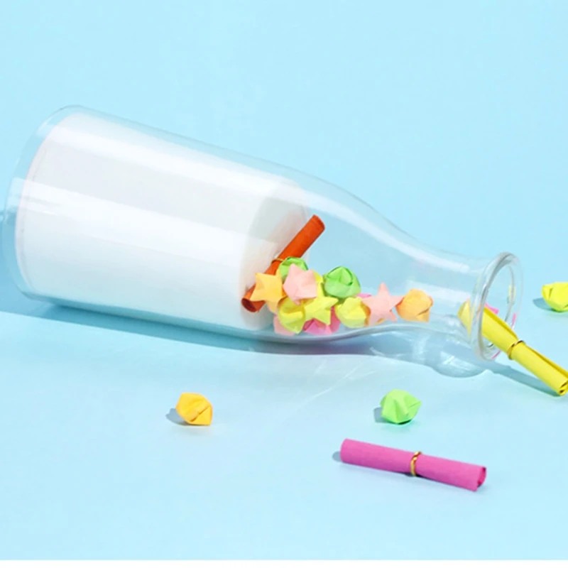 Цветной СВЕТОДИОДНЫЙ ночсветильник в виде бутылки с молоком для пожеланий