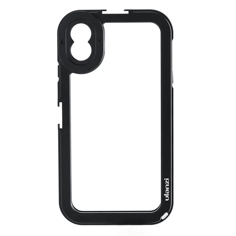 Ulanzi металлический бампер чехол для телефона рамка для iPhone X/XS/MAX w микрофон Холодный башмак крепление 17 мм объектив адаптер для объектива момент