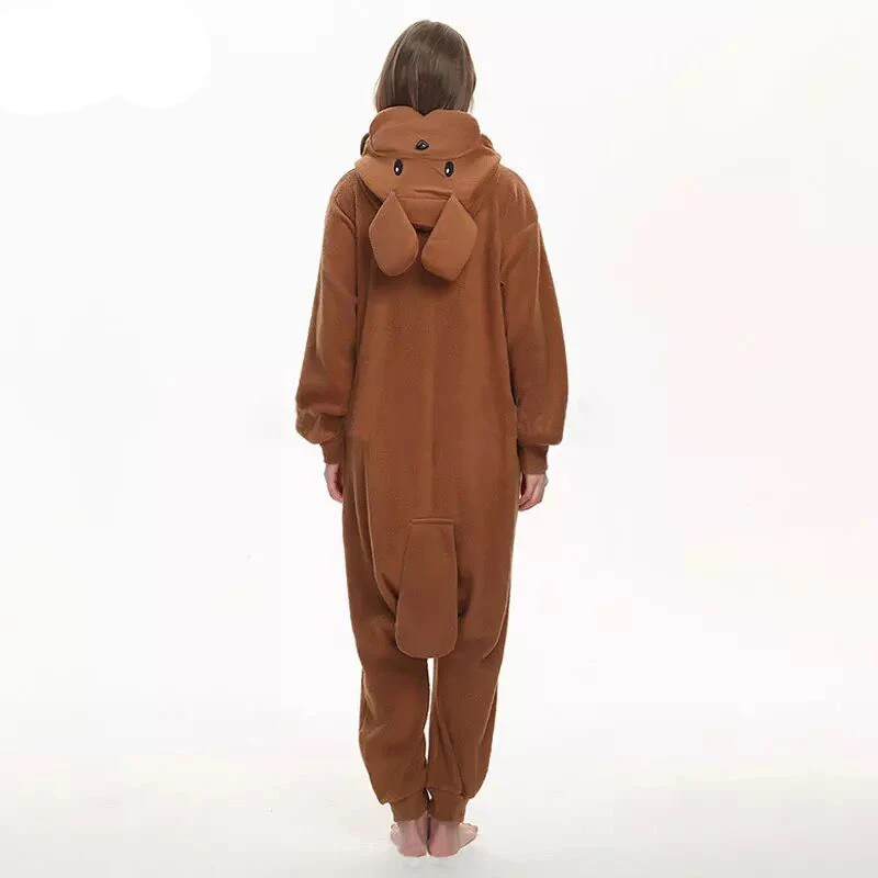 Пижама HKSNG в виде животного флисовая с капюшоном |