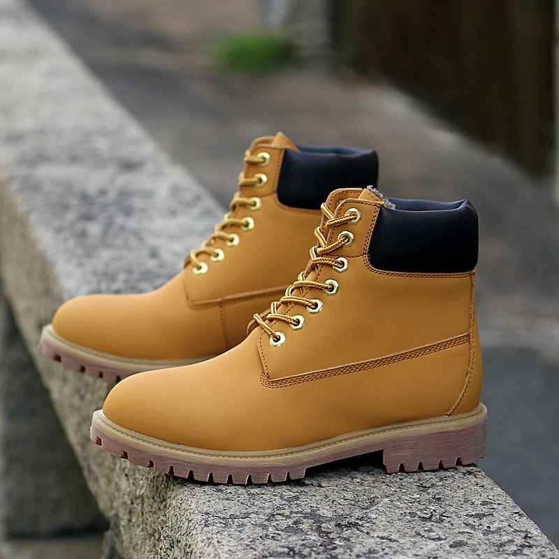 Новинка 2019 года модные мужские зимние ботинки из замши мокасины Рабочая обувь