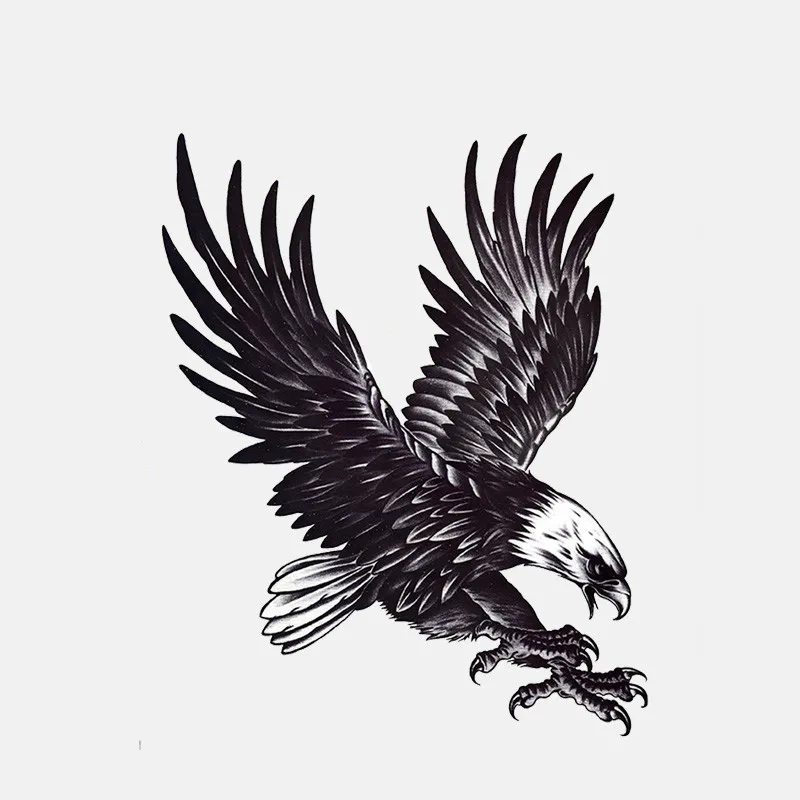 

HandsomeCar Stickers Hand-Painted Wingswing Eagle Decorative Motorcycle Decals Accessories Creative Waterproof,16cm*13cm