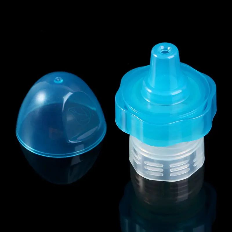 

W3JF Bottle Adapter Baby Kids Drinking Device Nipple Leaf Proof Portable Cap Water Bottles Supplies For Children Travel Outdoor